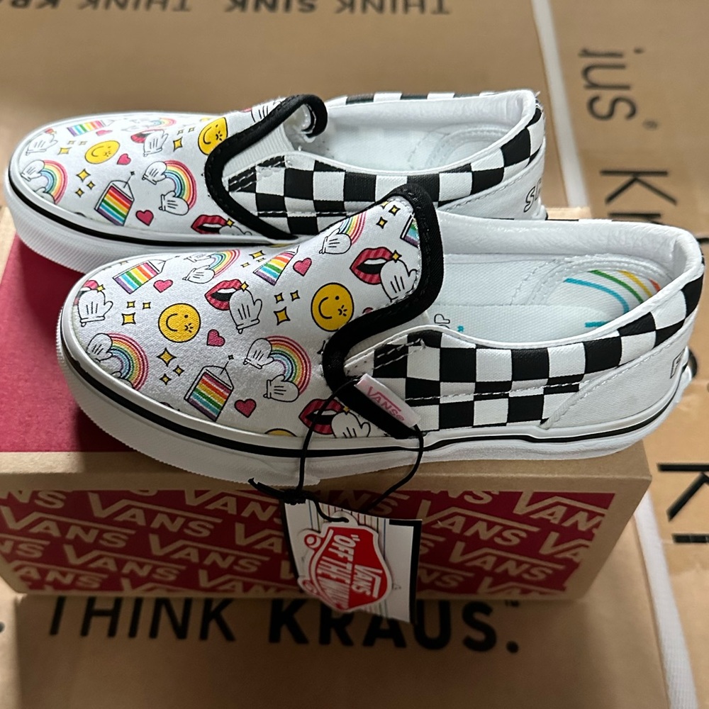 Vans Classic Slip On For Kids Size 12.5